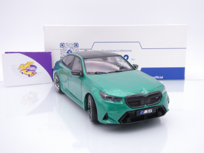 Solido S1814701 # BMW M5 (G90) M Performance Baujahr 2025 " Isle of Man Grün " 1:18