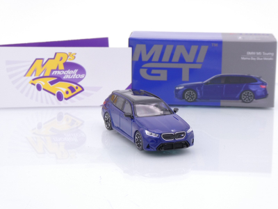Preview: TSM MINI GT MGT01080-L # BMW M5 G99 Touring 2024 LHD " dunkelblaumetallic " 1:64