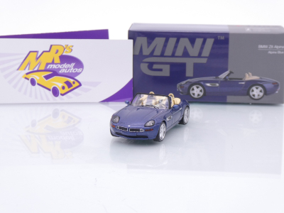 TSM MINI GT MGT01082-L # BMW Z8 Alpina Roadster Baujahr 2003 LHD " blaumetallic " 1:64