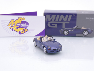 Preview: TSM MINI GT MGT01082-L # BMW Z8 Alpina Roadster Baujahr 2003 LHD " blaumetallic " 1:64