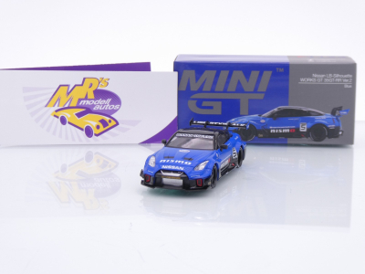 TSM MINI GT MGT01124-L # Nissan Skyline GT-R R35 2025 LHD " Liberty Walk " 1:64