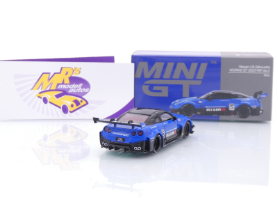 Preview: TSM MINI GT MGT01124-L # Nissan Skyline GT-R R35 2025 LHD " Liberty Walk " 1:64