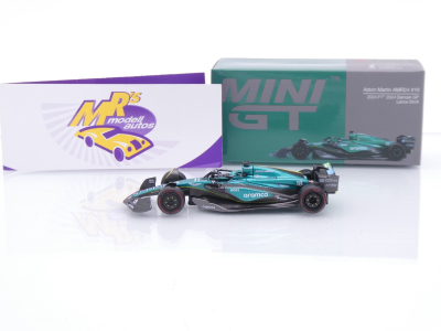 Preview: TSM Mini GT MGT01001-L # Aston Martin AMR24 F1 Bahrain GP 2024 " Lance Stroll " 1:64