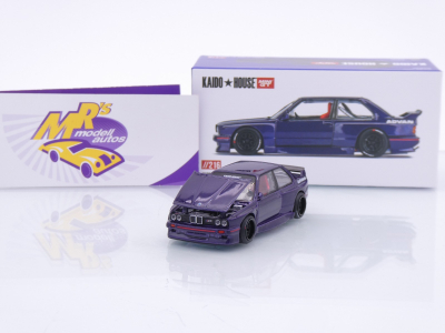 Preview: TSM MINI GT KHM216 # BMW M3 E30 Midnightpurple " Kaido House  KAIDO GT V2 " 1:64