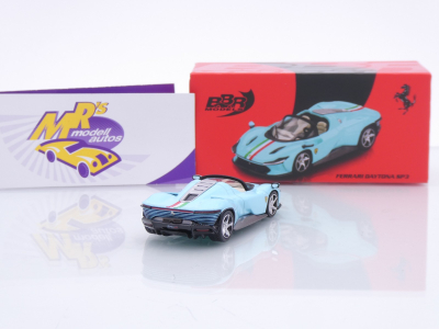 Preview: BBR Models BBRFER64020 # Ferrari Daytona SP3 Baujahr 2024 " babyblau " 1:64