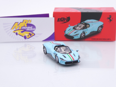 Preview: BBR Models BBRFER64020 # Ferrari Daytona SP3 Baujahr 2024 " babyblau " 1:64