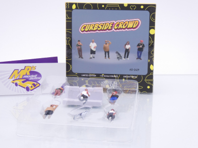 American Diorama AD-2429 # 6er Figuren Set " Curbside Crowd " 1:64