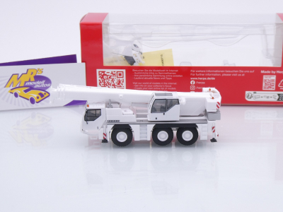 Preview: Herpa 319485 # Liebherr 3-achs Mobilkran LTM 1045/1 weiß " Liebherr " 1:87