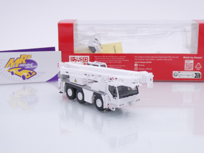 Preview: Herpa 319485 # Liebherr 3-achs Mobilkran LTM 1045/1 weiß " Liebherr " 1:87