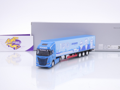 Herpa 961479 # Iveco S-Way Koffer-Sattelzug " 100 Jahre Zoder Spedition " 1:87