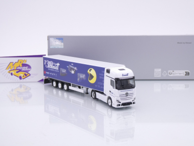 Preview: Herpa 959735 # Mercedes-Benz Actros Koffer-Sattelzug " Schmidt / Pac-Man " 1:87