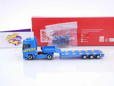Preview: Herpa 320047 # MAN TGX GX Semitieflader-Sattelzug " Zillner Logistik " 1:87