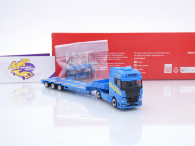 Preview: Herpa 320047 # MAN TGX GX Semitieflader-Sattelzug " Zillner Logistik " 1:87
