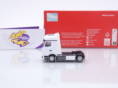 Preview: Herpa 320191 # Mercedes-Benz eActros 600 2-achs Zugmaschine " weiß " 1:87