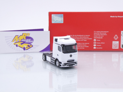 Preview: Herpa 320191 # Mercedes-Benz eActros 600 2-achs Zugmaschine " weiß " 1:87