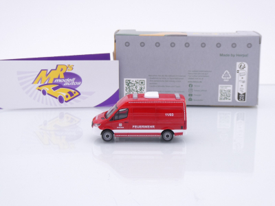 Preview: Herpa 700887 # Mercedes-Benz Sprinter Kasten HD " Bundeswehr / Feuerwehr " 1:87