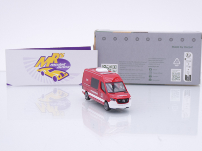 Preview: Herpa 700887 # Mercedes-Benz Sprinter Kasten HD " Bundeswehr / Feuerwehr " 1:87