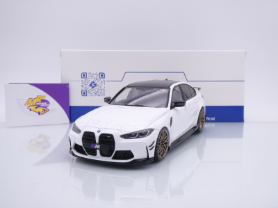 Solido S1814301 # BMW M3 (G80) Performance Parts Baujahr 2024 " Alpinaweiß " 1:18