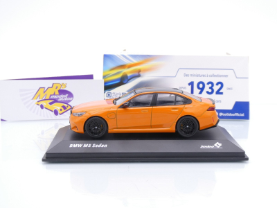 Preview: Solido S4317552 # BMW M5 (G90) M Performance Baujahr 2025 " Orange III UNI " 1:43