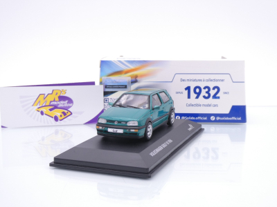 Solido S4316401 # Volkswagen VW Golf III VR6 Baujahr 1994 " grünmetallic " 1:43