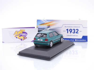 Preview: Solido S4316401 # Volkswagen VW Golf III VR6 Baujahr 1994 " grünmetallic " 1:43