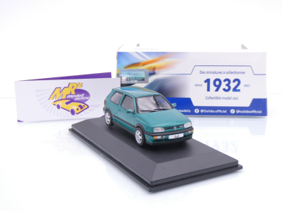 Preview: Solido S4316401 # Volkswagen VW Golf III VR6 Baujahr 1994 " grünmetallic " 1:43