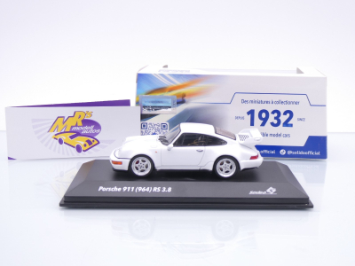 Preview: Solido S4316902 # Porsche 911 (964) RS 3.8 Baujahr 1994 " Grand Prix Weiß " 1:43