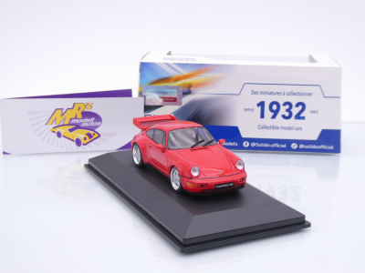 Preview: Solido S4316901 # Porsche 911 (964) RS 3.8 Baujahr 1994 " Indischrot " 1:43