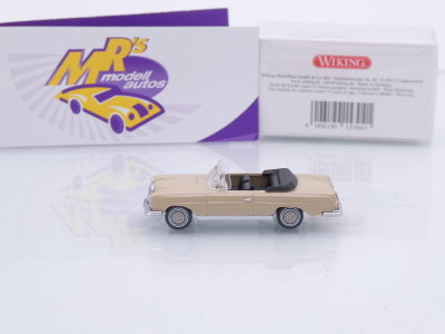 Preview: Wiking 0153 04 # Mercedes-Benz 280 SE Cabrio Baujahr 1967-71 " Cremebeige " 1:87