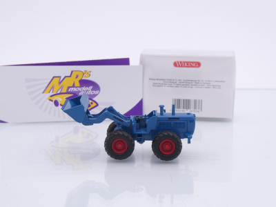 Preview: Wiking 0651 11 # Hanomag B11 Radlader Baujahr 1964-72 " Azurblau " 1:87