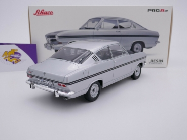 Preview: Schuco PRO.R18 00233 # Opel Kadett B Rallye-Coupe Bj. 1967 "silbermetallic" 1:18