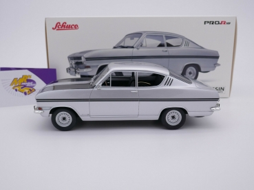 Preview: Schuco PRO.R18 00233 # Opel Kadett B Rallye-Coupe Bj. 1967 "silbermetallic" 1:18