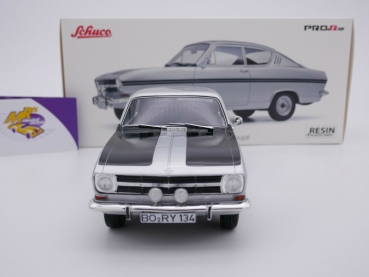 Preview: Schuco PRO.R18 00233 # Opel Kadett B Rallye-Coupe Bj. 1967 "silbermetallic" 1:18