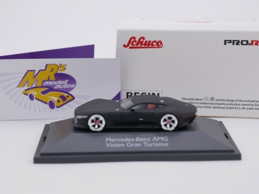 Preview: Schuco Pro.R64 20017 # Mercedes Benz AMG Vision GT " matt schwarz " 1:64  TOP