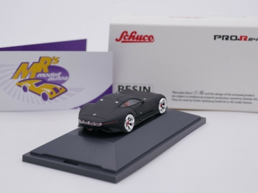 Preview: Schuco Pro.R64 20017 # Mercedes Benz AMG Vision GT " matt schwarz " 1:64  TOP