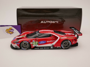 Preview: AUTOart 81911 # Ford GT Nr.67 24hrs Le Mans 2019 Bomarito Ford Performance 1:18