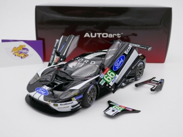 AUTOart 81910 # Ford GT Nr.66 24hrs Le Mans 2019 S. Mucke Ford Performance 1:18