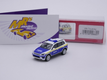Herpa 096621 # Volkswagen Touareg Einsatzfahrzeug " Technisches Hilfswerk " 1:87