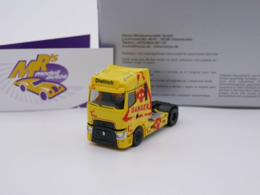 Herpa 314183 # Renault T Zugmaschine " Danger / Dietrich Nutzfahrzeuge " 1:87