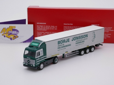 Herpa 314039 # Scania 143 SL Gradinenplanen-Sattelzug " Börje Jönsson " 1:87 NEU