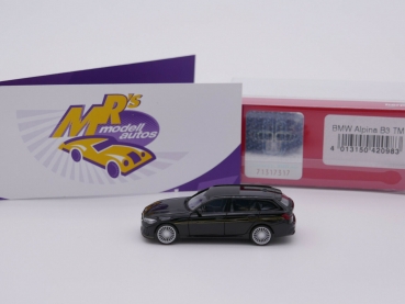 Preview: Herpa 420983 # BMW Alpina B3 Touring " brillantschwarz-gold " 1:87 TOP NEUHEIT
