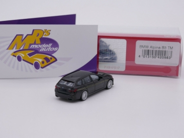 Preview: Herpa 420983 # BMW Alpina B3 Touring " brillantschwarz-gold " 1:87 TOP NEUHEIT