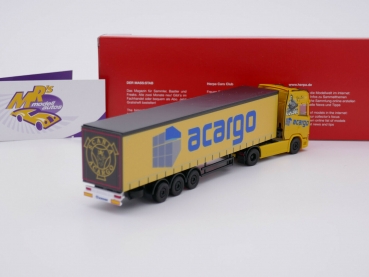 Preview: Herpa 314763 # Scania CS 20 HD Koffersattelzug " Acargo Logistics " 1:87 NEUHEIT