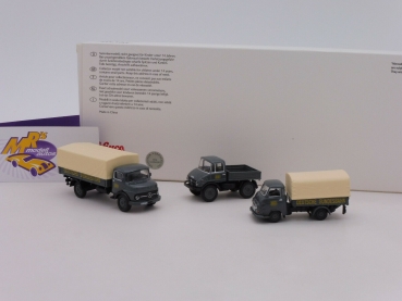 Preview: Schuco 26462 # Schönes 3-er Set " Deutsche Bundesbahn " MHI Sondermodell 1:87