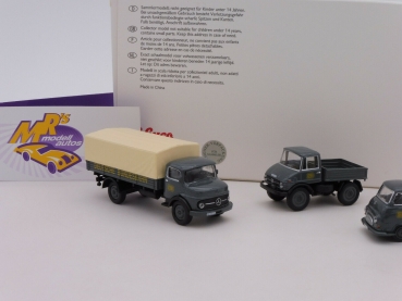 Preview: Schuco 26462 # Schönes 3-er Set " Deutsche Bundesbahn " MHI Sondermodell 1:87