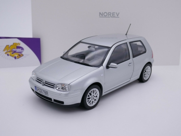 Norev 188570 # Volkswagen Golf 4 GTI Baujahr 1998 " silbermetallic " 1:18