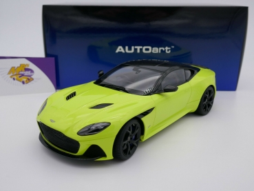 AUTOart 70295 # Aston Martin DBS Superleggera Baujahr 2019 " lime-grün " 1:18