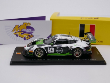 Preview: Spark SB372 # Porsche 911 GT3 R Nr.54 3rd. 24h. Spa 2020 " S. Müller Dinamic " 1:43