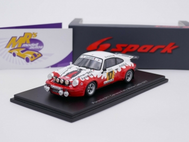 Spark S6635 # Porsche 911 Carrera Nr.17 Rallye Monte Carlo  1977 " Team Eminence " 1:43