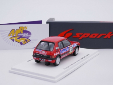 Preview: Spark S9456 # Peugeot 205 GTI Nr.132 Rallye Monte Carlo 1986 " Damart " 1:43